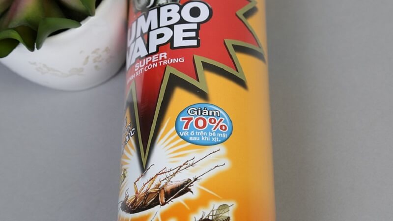 Bình xịt côn trùng Jumbo Vape có độc không?