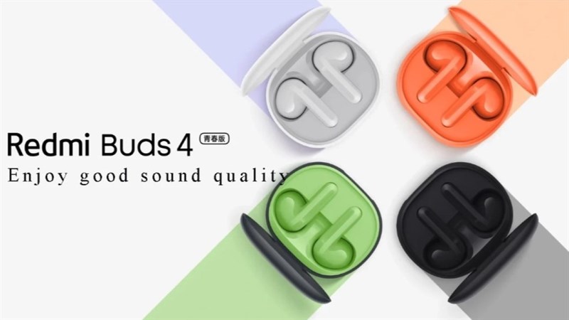 Redmi Buds 4 Youth Edition ra mắt với thời lượng pin ấn tượng cùng 4 màu sắc trẻ trung