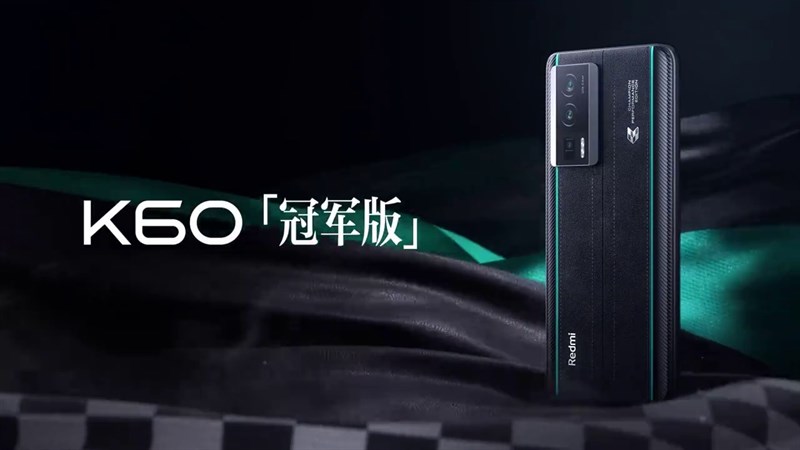 Redmi K60 Champion Edition sinh ra để giúp bạn trở thành nhà vô địch
