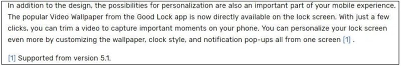 Thông cáo báo chí của Samsung hồi tháng 10 liên quan tới One UI 5.1