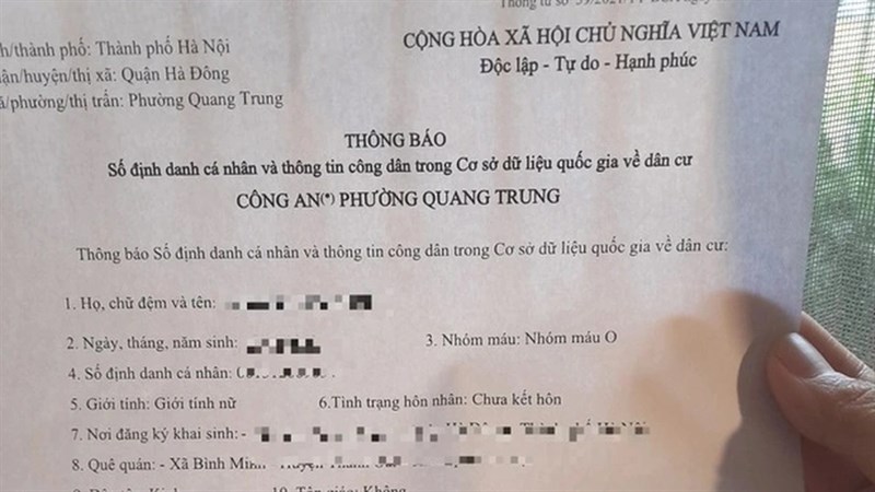 Cách sử dụng thông tin cá nhân thay cho sổ hộ khẩu