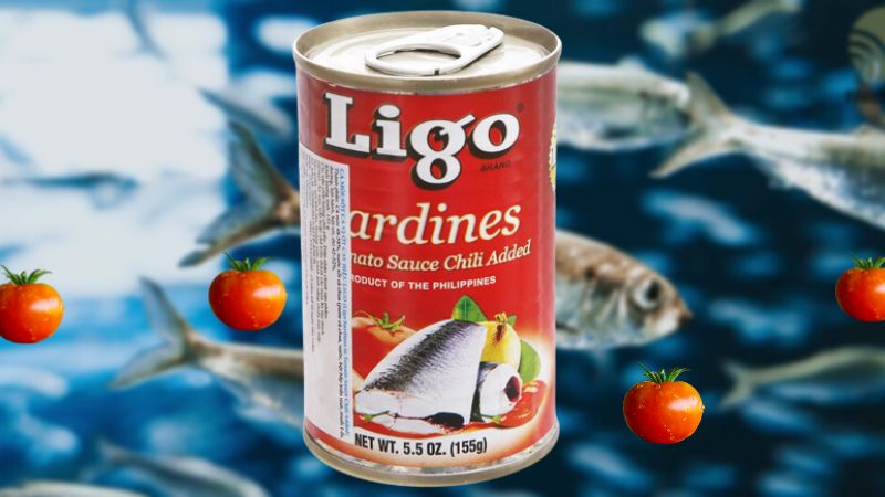 Sản phẩm cá mòi sốt cà vị ớt cay Ligo 155g