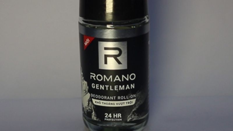 Lăn khử mùi Romano Gentleman khô thoáng vượt trội