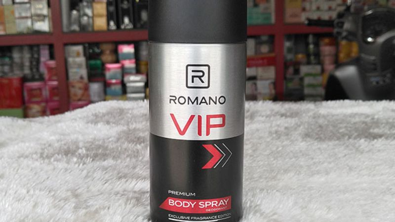 Xịt ngăn mùi nước hoa toàn thân Romano VIP