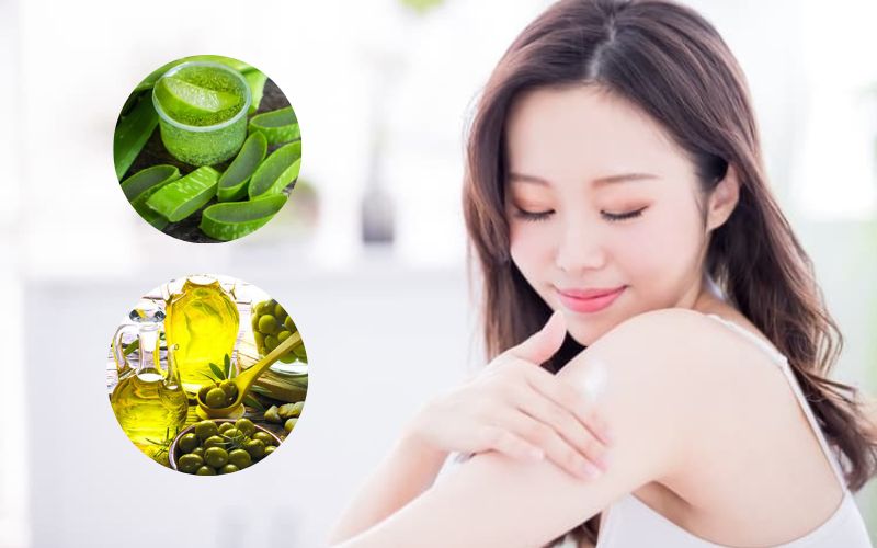 Kết hợp nha đam và dầu dưỡng da hiệu quả