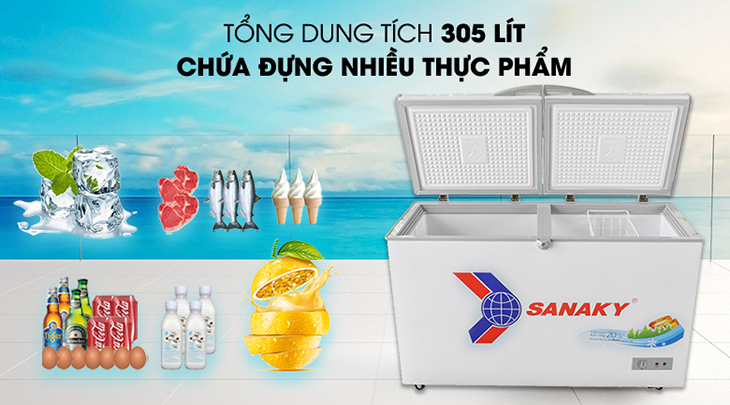 Tủ đông Sanaky là thương hiệu của Việt Nam