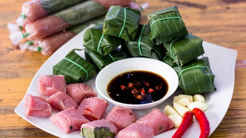 Món nem chua chợ Huyện đặc sản Bình Định