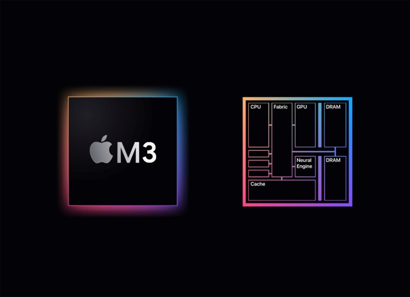 Hình ảnh chip Apple M3 Hình ảnh chip Apple M3