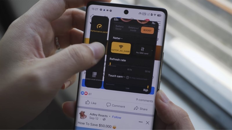 Vivo X90 có tốc độ lấy mẫu cảm ứng tối đa là 300 Hz và thông thường sẽ được mặc định ở mức 120 Hz. Vivo X90 có tốc độ lấy mẫu cảm ứng tối đa là 300 Hz và thông thường sẽ được mặc định ở mức 120 Hz.