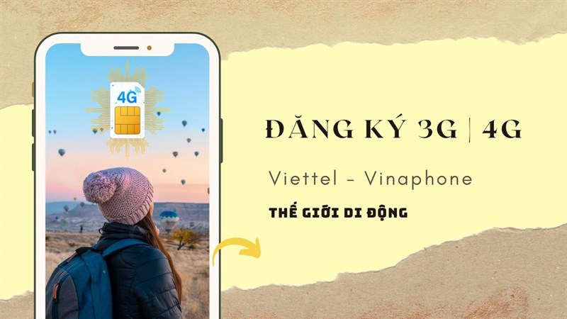 Ưu đãi ngập tràn khi đăng ký 3G/4G nhà mạng Viettel/Vinaphone tại TGDĐ