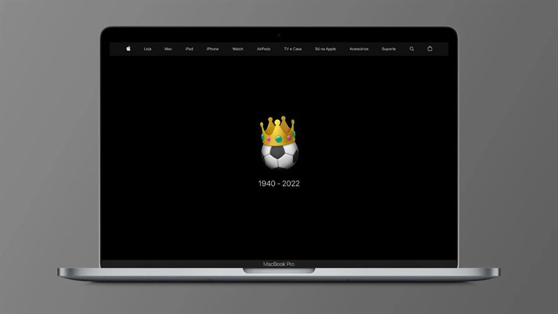 Apple thay đổi giao diện để tưởng nhớ huyền thoại Pelé Apple thay đổi giao diện để tưởng nhớ huyền thoại Pelé