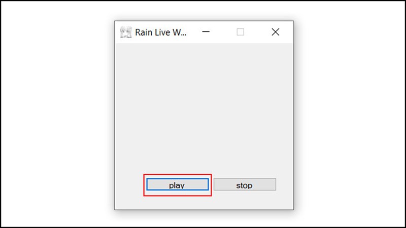 Cách cài màn hình trời mưa trên máy tính Windows