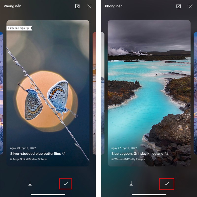 Cách thay đổi hình nền Edge iOS Cách thay đổi hình nền Edge iOS