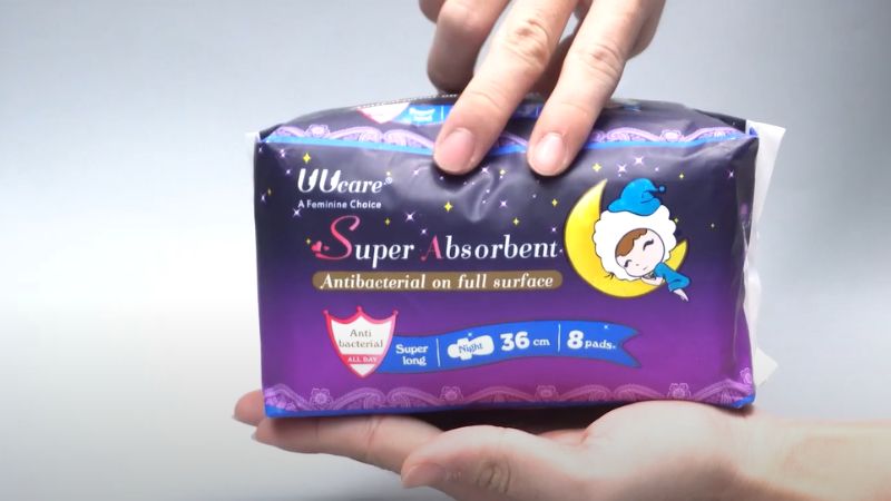 Băng vệ sinh ban đêm Uucare Young Girl kháng khuẩn