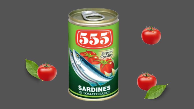 Cá mòi xốt cà chua 555 hộp 155g