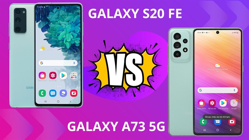 s20 fe 5g vs a73