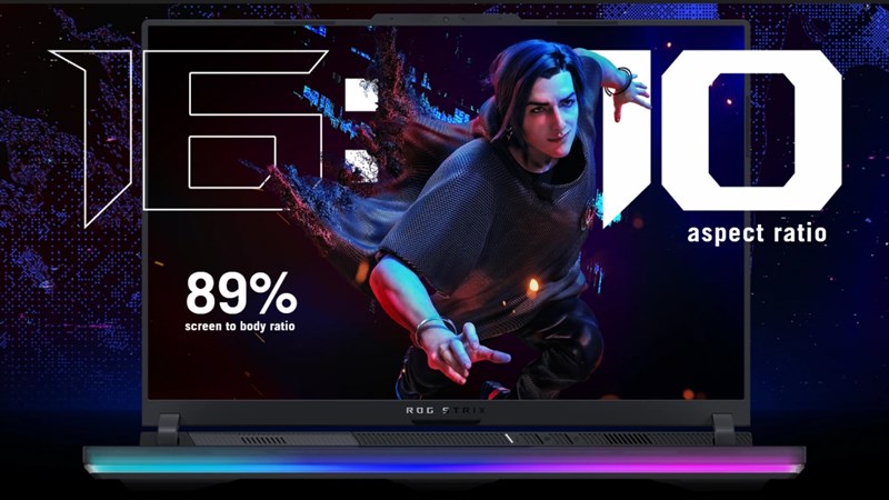 ASUS ROG Strix SCAR 18 có tỷ lệ màn hình trên thân máy lên đến 89% ASUS ROG Strix SCAR 18 có tỷ lệ màn hình trên thân máy lên đến 89%