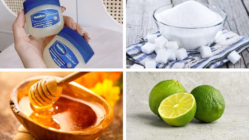 How to use Vaseline with lemon, sugar for lip care