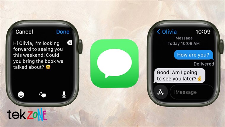 Cách nhắn tin trên Apple Watch Series 8 đơn giản chỉ với vài thao tác