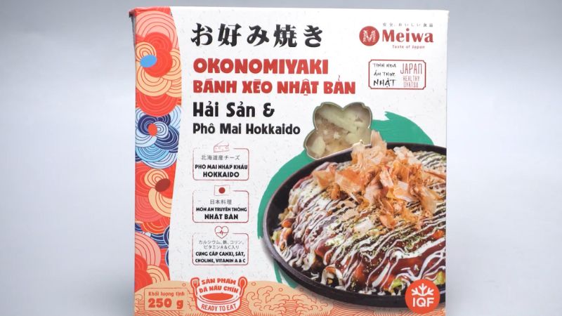 Bánh xèo Meiwa vị hải sản & phô mai