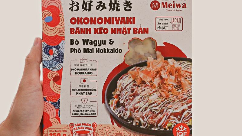 Bánh xèo Meiwa vị bò Wagyu & phô mai