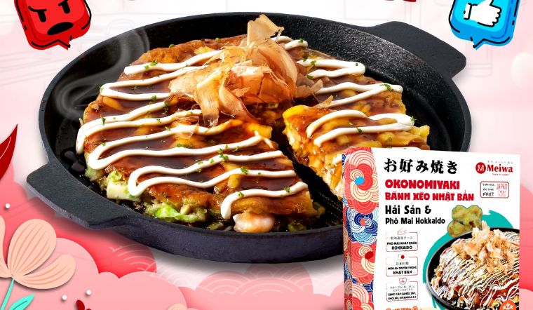 Thử ngay bánh xèo Meiwa thơm ngon chuẩn vị Nhật tại Bách hóa XANH