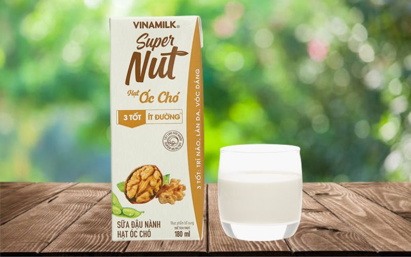 Cách sử dụng và bảo quản sữa đậu nành hạt óc chó Vinamilk Super Nut