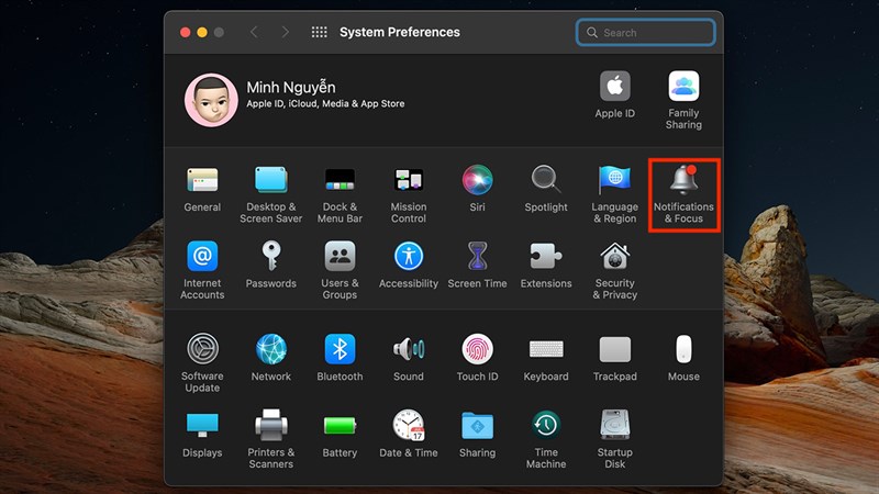 Cài đặt thông báo