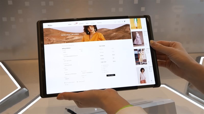 [CES2023]Trên tay các thiết bị màn hình gập, cuộn của Samsung
