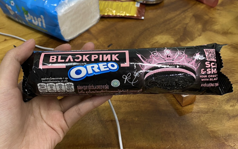 Oreo x BLACKPINK với phiên bản hồng đen tông màu chủ đạo của nhóm