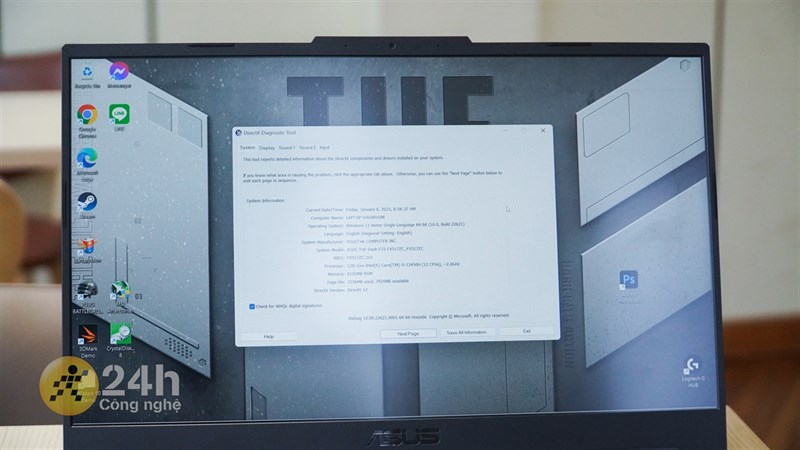 ASUS TUF Dash F15 2022 sở hữu thông số cấu hình khá ấn tượng. ASUS TUF Dash F15 2022 sở hữu thông số cấu hình khá ấn tượng.