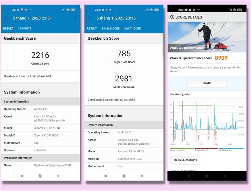 Đánh giá hiệu năng Xiaomi 11 Lite 5G NE sau 1 năm: Chiến game vẫn đỉnh