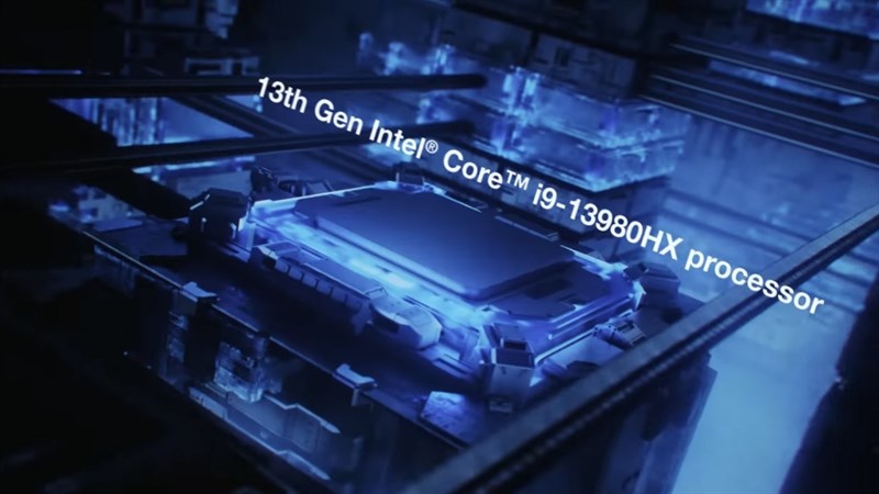 Thiết bị được cung cấp sức mạnh từ vi xử lý Intel Core i9-13980HX.