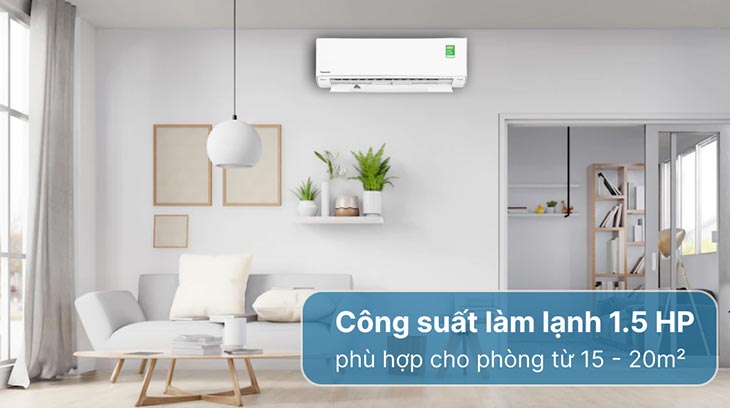 Điều hòa dân dụng là điều hòa có công suất từ 1 - 2.5HP