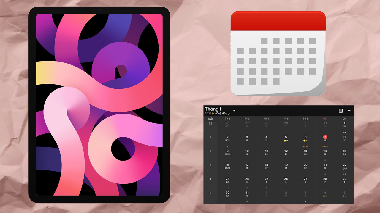 Cách cài lịch âm trên iPad