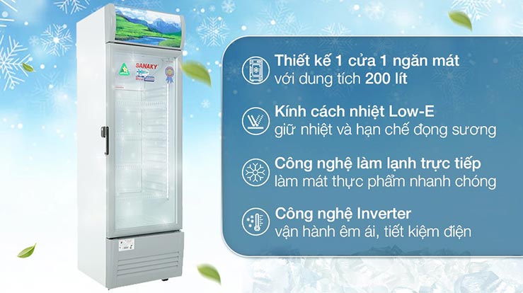 Tủ mát Sanaky phù hợp với đa dạng đối tượng người dùng