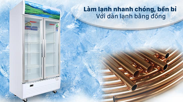 Tủ mát Sanaky làm lạnh nhanh chóng