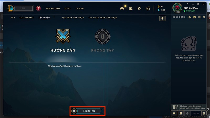 Vào phòng tập game Vào phòng tập game