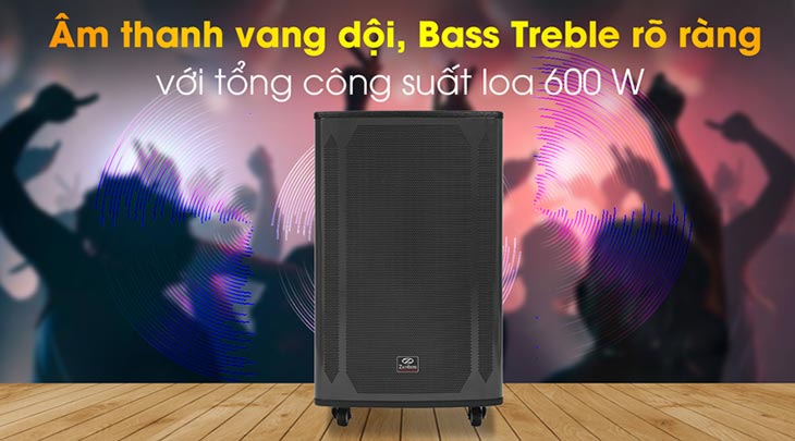 Loa Zenbos trang bị công suất mạnh mẽ, đa dạng