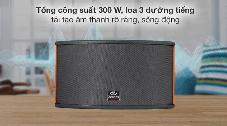 Loa Zenbos có chất lượng âm thanh tốt, công suất lớn