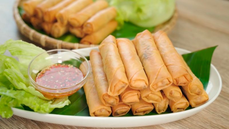 Vegetarian spring rolls