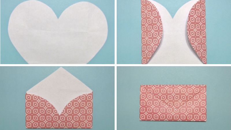 How to make an envelope Valentine's card