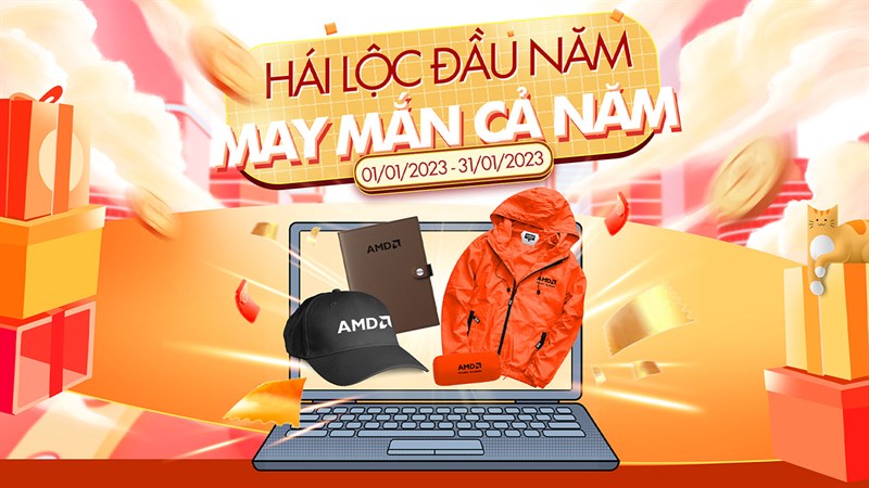 Mua Laptop trang bị bộ xử lý AMD - Hái lộc đầu năm, sung túc cả năm