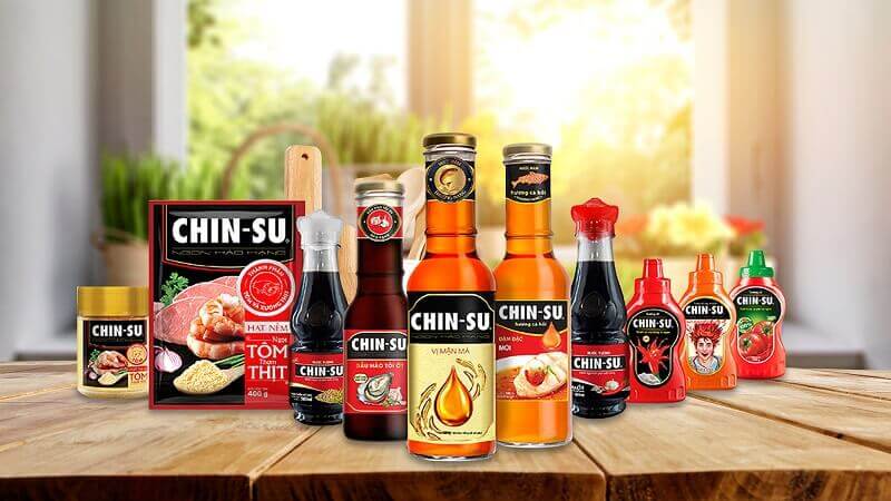 CHIN-SU là thương hiệu hàng tiêu dùng thuộc quyền sở hữu của tập đoàn Masan