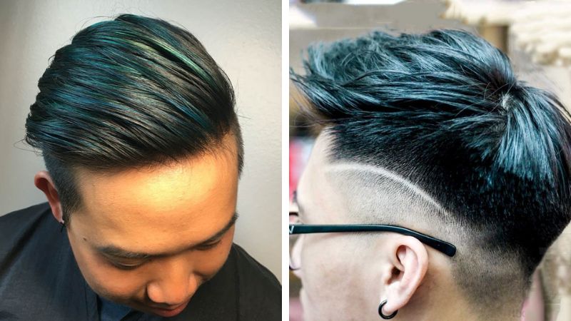 Top 05 kiểu tóc nhuộm màu xanh rêu dành cho các chàng trai năng động cá tính
