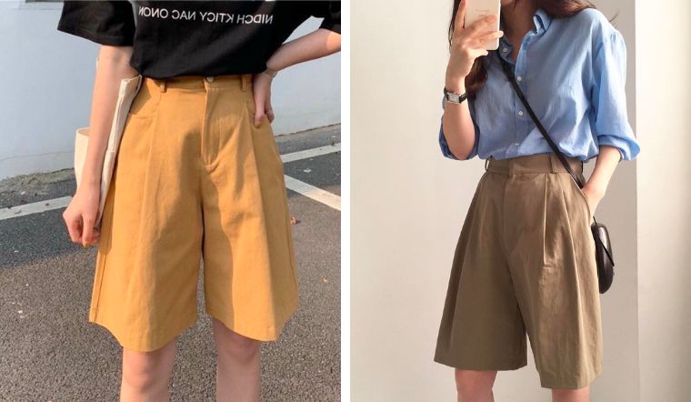Hướng dẫn cách phối đồ với quần ngố nữ độc, lạ, xinh đẹp