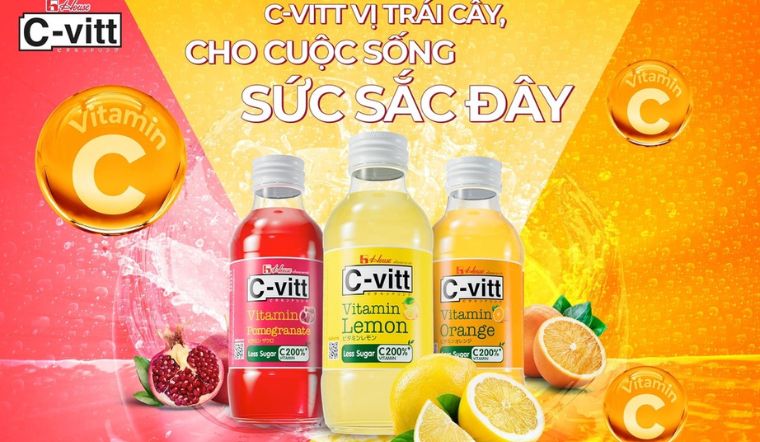 Vitamin C C-VITT - thức uống năng lượng giúp bạn tận hưởng mọi cuộc chơi 