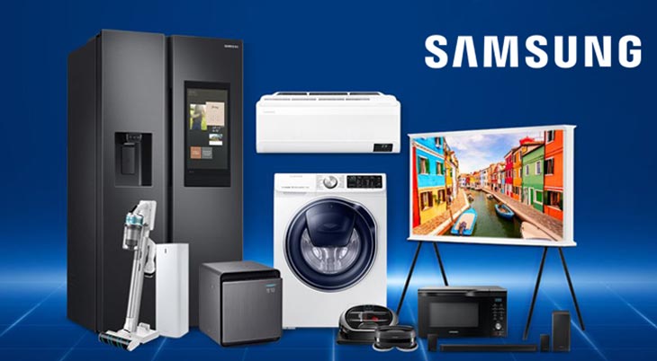 Samsung chuyên kinh doanh và sản xuất các sản phẩm điện gia dụng