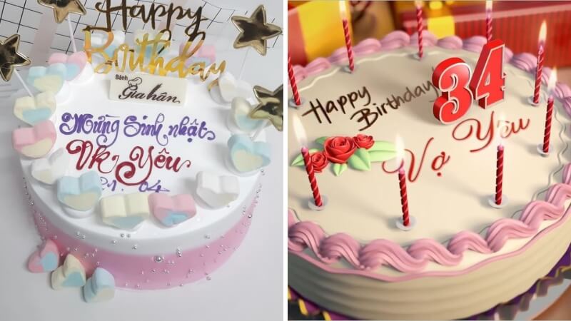 99+ Mẫu bánh sinh nhật đẹp tặng chồng yêu vợ yêu lãng mạn nhất - Bánh kem  24h trọn vẹn 24h sinh nhật giao bánh 24h