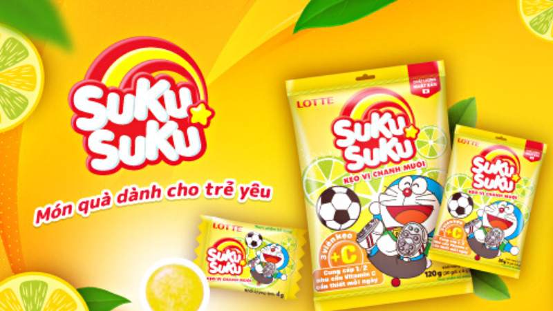 Kẹo cứng Suku Suku – thương hiệu kẹo đến từ Nhật Bản